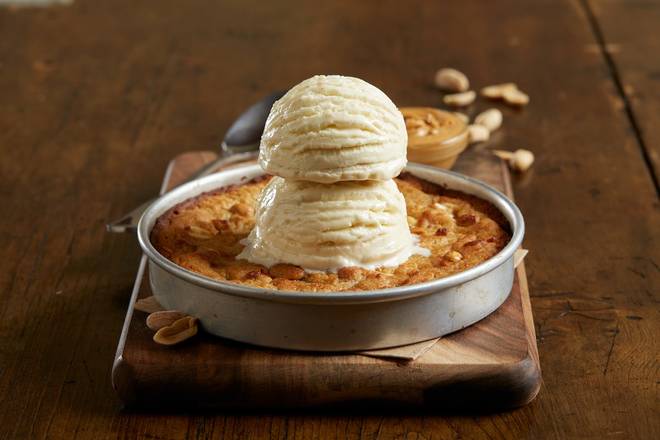 Order Peanut Butter Pizookie® food online from Bj's restaurants & brewhouse store, Roseville on bringmethat.com