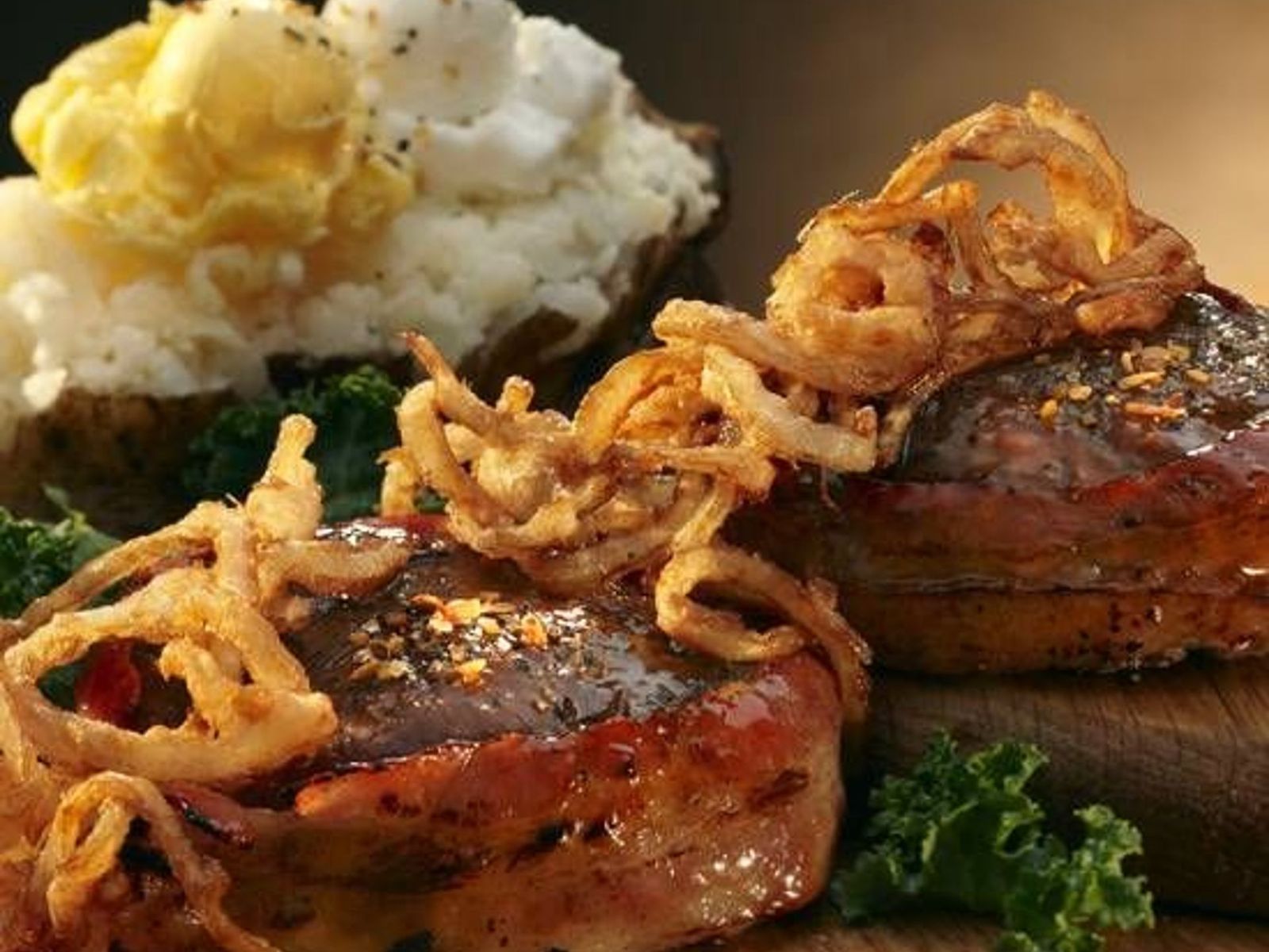 Order Bacon Wrapped Steak food online from Sizzler store, Meridian on bringmethat.com