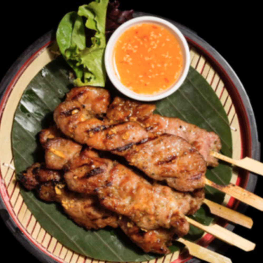 Order Thai Style Pork BBQ food online from Bangkok Cuisine store, Forest Hills on bringmethat.com