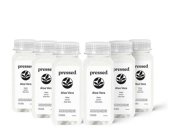 Order Aloe Vera Shot 6-Pack | Hydration Shots food online from Pressed store, Montecito on bringmethat.com
