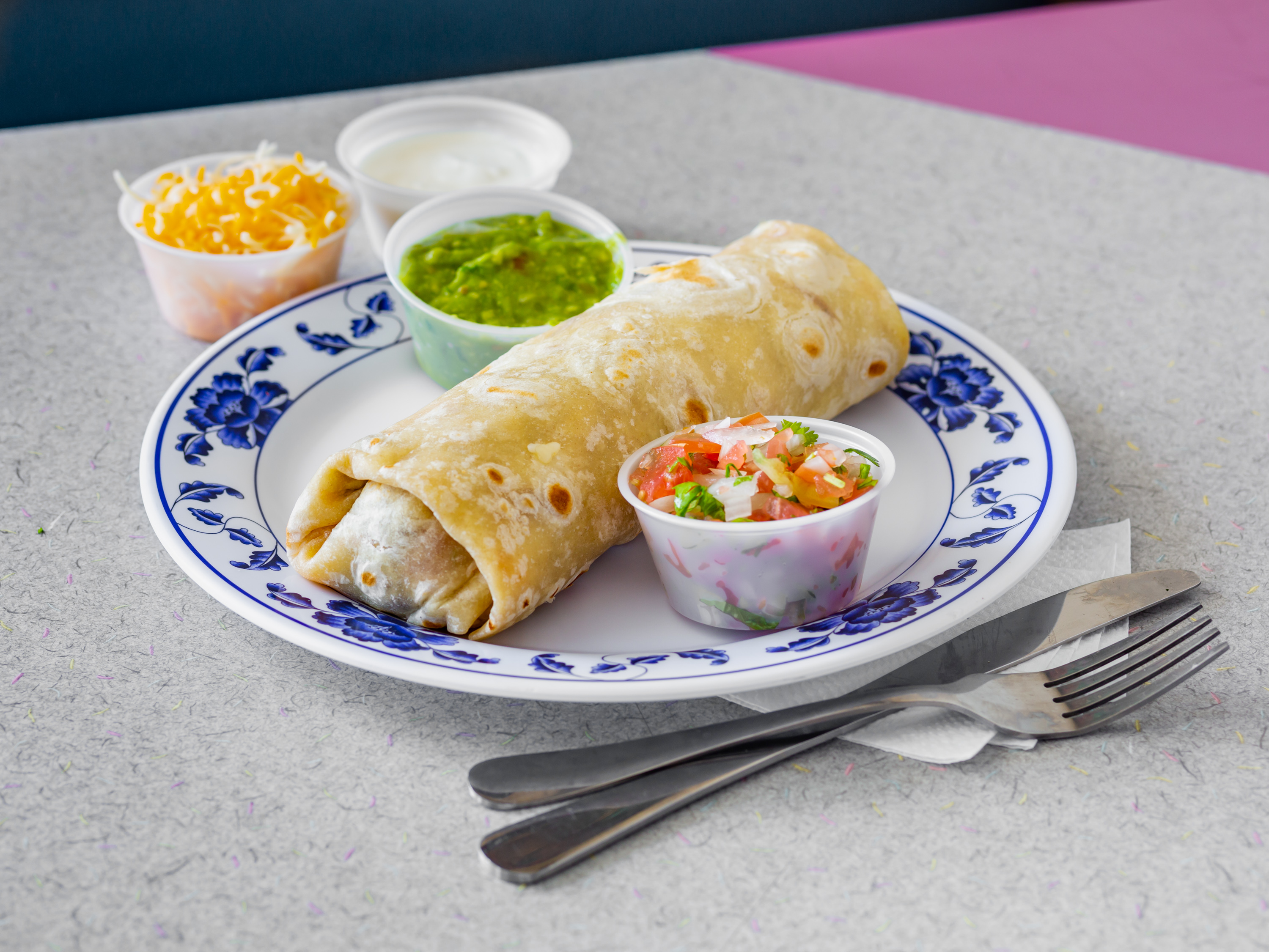 Order Conga Burrito food online from Alfredo Mexican Food store, los angeles on bringmethat.com