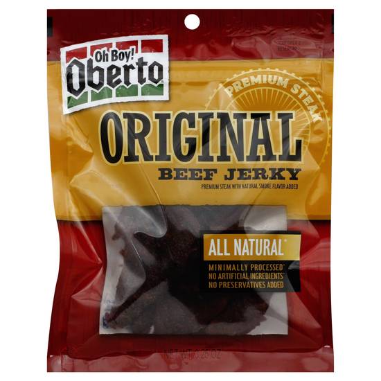 Order Oh Boy! Oberto Beef Jerky (3.25 oz) food online from Rite Aid store, Yamhill County on bringmethat.com