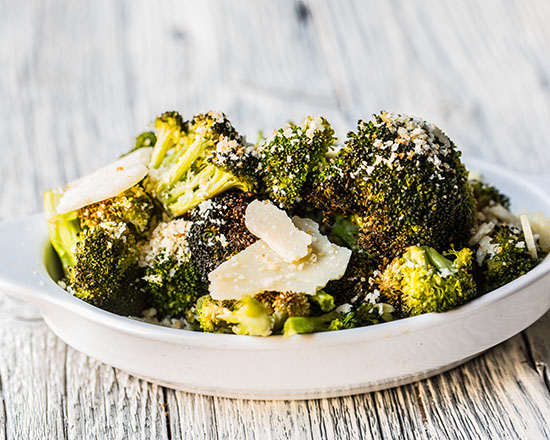 Order Roasted Broccoli food online from Oyster Bah store, Chicago on bringmethat.com