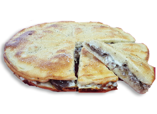 Order 16" Round Party Size Beef Pocket food online from Pizza for U store, Channahon on bringmethat.com