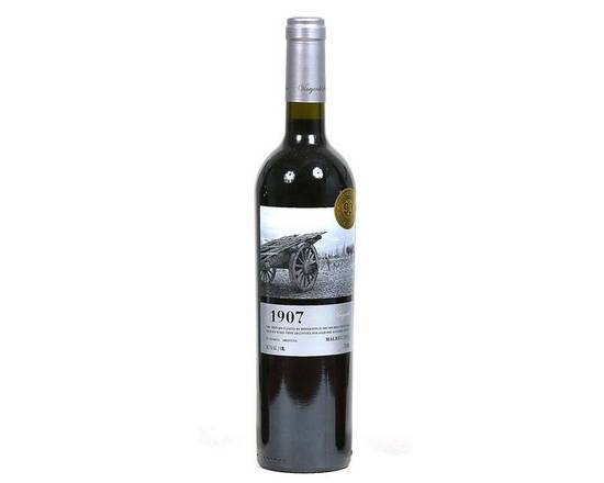 Order Mendoza Vineyards, Malbec 1907 Mendoza (2018) · 750 mL  food online from House Of Wine store, New Rochelle on bringmethat.com
