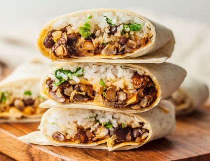 Order Bean Burrito, Rice and Vegetables food online from La Botana store, Chamblee on bringmethat.com