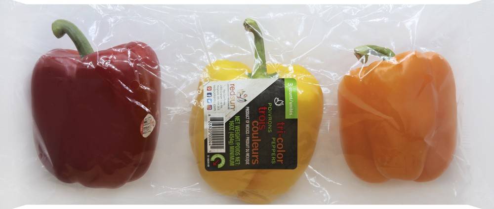 Order Redsun · Tri-Color Peppers (16 oz) food online from Albertsons Express store, Broussard on bringmethat.com