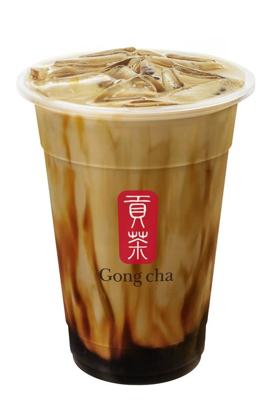 Order Dirty Brown Sugar Milk Tea (黑糖烏龍茶) food online from Gong Cha & Fuji Teriyaki store, Silver Spring on bringmethat.com