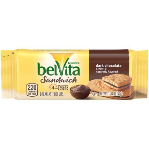 Order BelVita Dark Chocolate Sandwich Cookie 1.76oz food online from 7-Eleven store, Goodlettsville on bringmethat.com