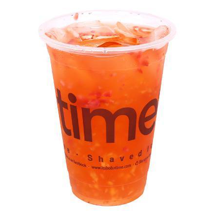 Order Peach Strawberry Fruit Tea food online from Boba Time store, Bell on bringmethat.com