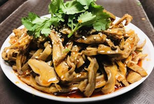 Order A6. Pig Stomach with Hot Sauce 紅油肚絲 food online from Kung Fu Noodle store, Tucson on bringmethat.com