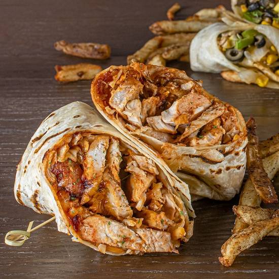 Order BBQ Chicken Wrap food online from The Shepherd & The Knucklehead store, Hoboken on bringmethat.com