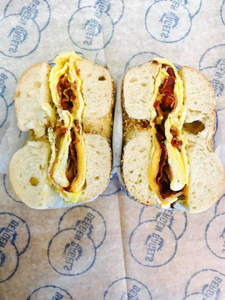 Order Egg Sandwich food online from Bergen Bagels store, Brooklyn on bringmethat.com
