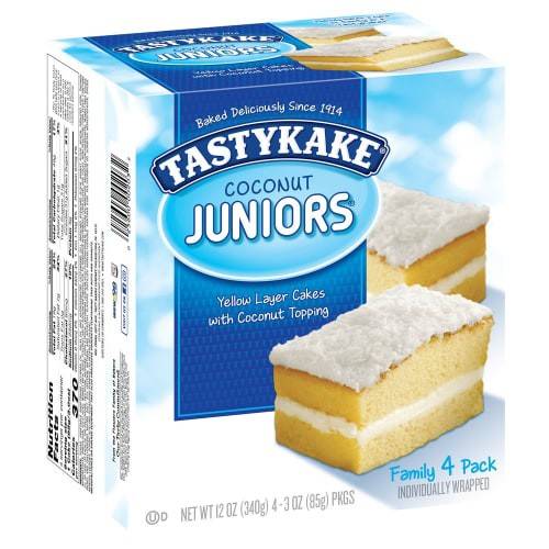 Order Tastykake · Coconut Junior Cake (4 x 3 oz) food online from Safeway store, Rehoboth Beach on bringmethat.com