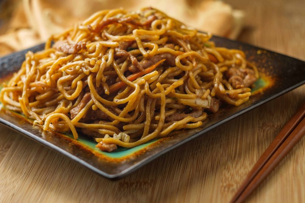 Order 33. Vegetable Lo Mein food online from China Kitchen store, West Grove on bringmethat.com