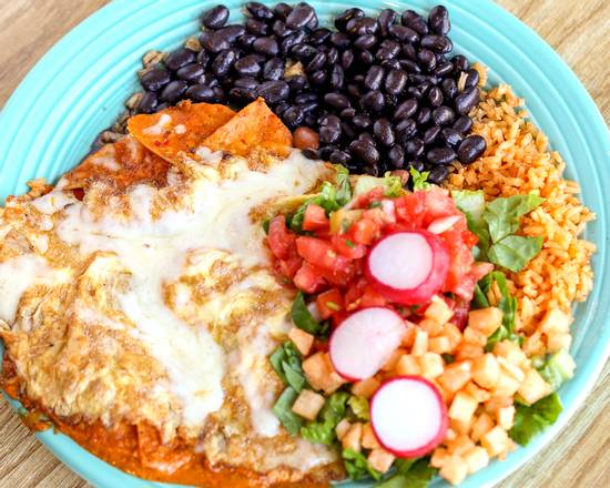 Order Chilaquiles food online from Papalote Mexican Grill store, SF on bringmethat.com
