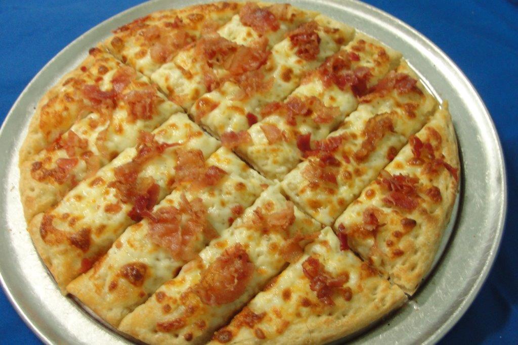 Order Bacon Garlic Cheese Bread food online from Beech Grove Bowl store, Beech Grove on bringmethat.com