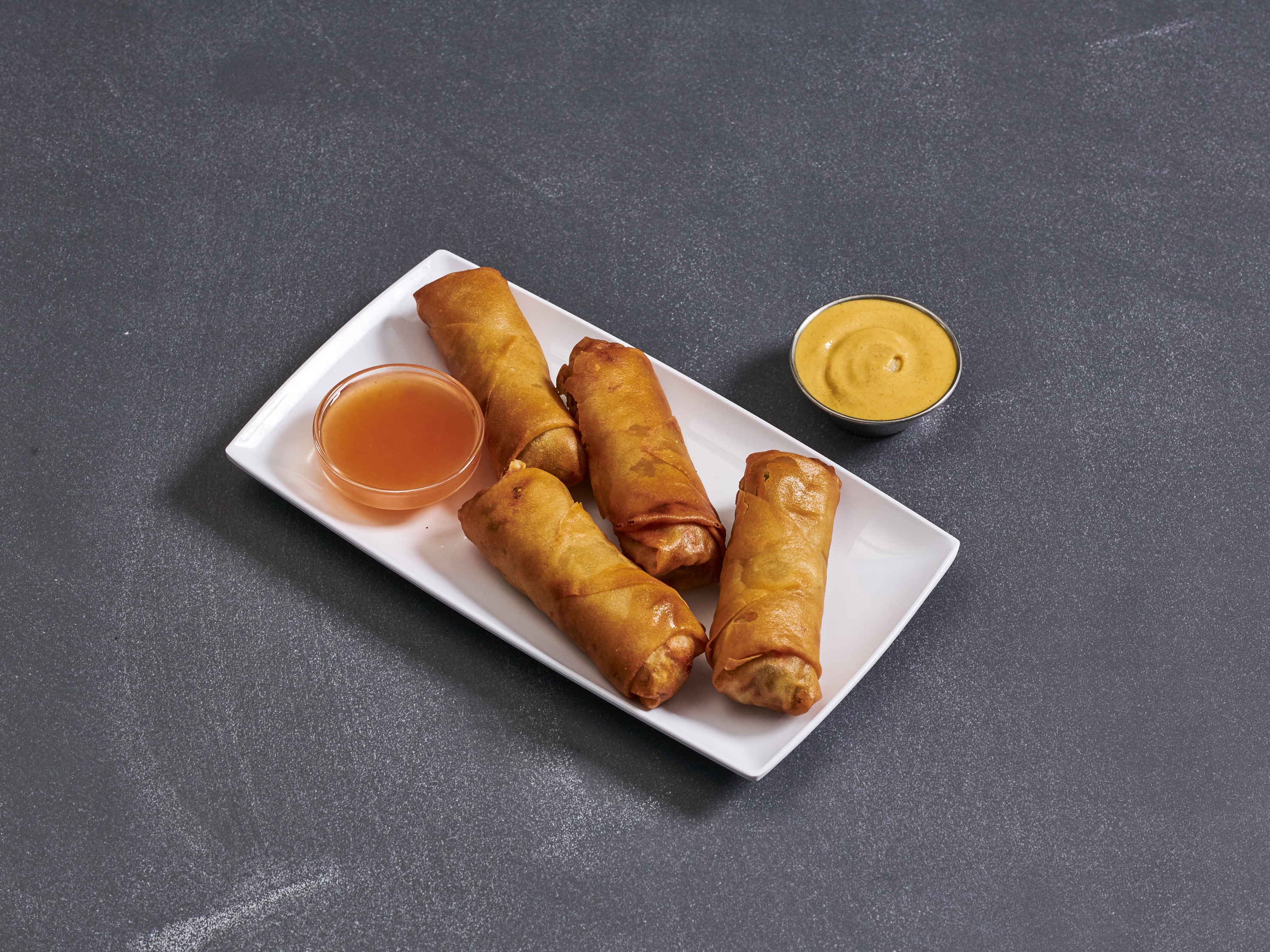 Order 4 Piece Egg Roll food online from Green Apple China Bistro store, Los Angeles on bringmethat.com