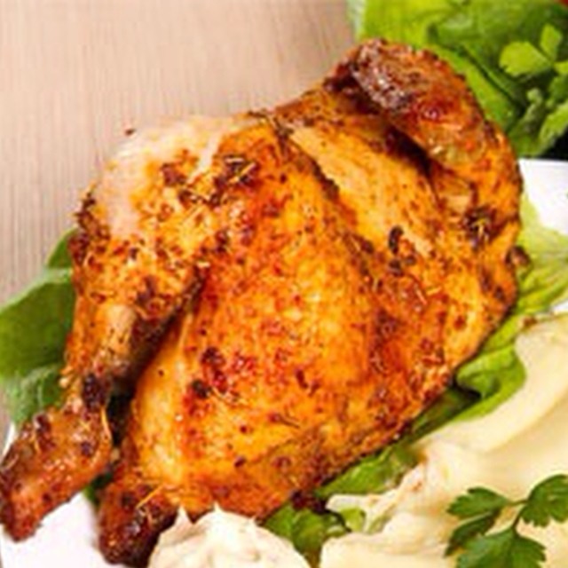 Order 1/2 Rottisserie chicken food online from Bandido Hideout store, Albuquerque on bringmethat.com
