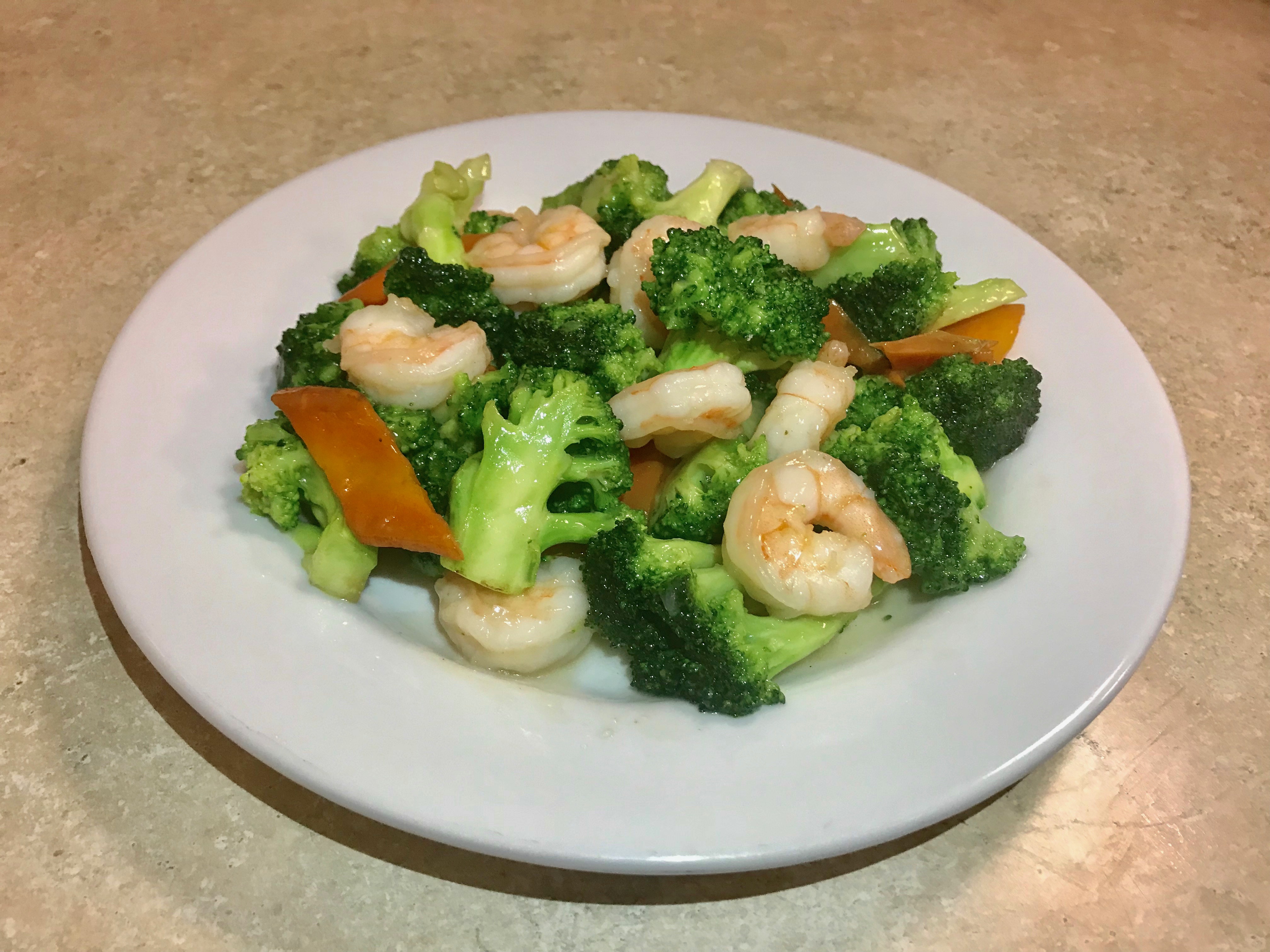Order P14. Broccoli Shrimp food online from China Island store, Mansfield on bringmethat.com