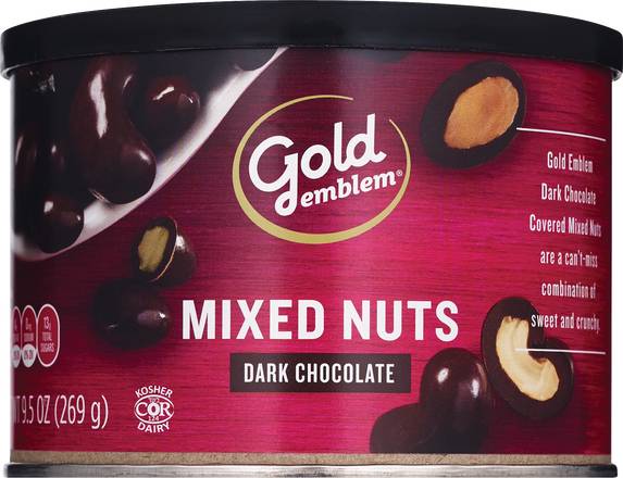 Order Gold Emblem Dark Chocolate Covered Mixed Muts, 9.5 OZ food online from Cvs store, WEST COVINA on bringmethat.com