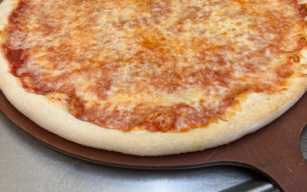 Order Cheese Pizza food online from Branco's Pizza store, Medford on bringmethat.com