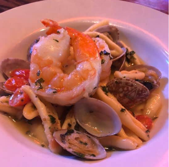 Order Shrimp and Clams Pescatore food online from Giuseppe Restaurant store, Nanticoke on bringmethat.com