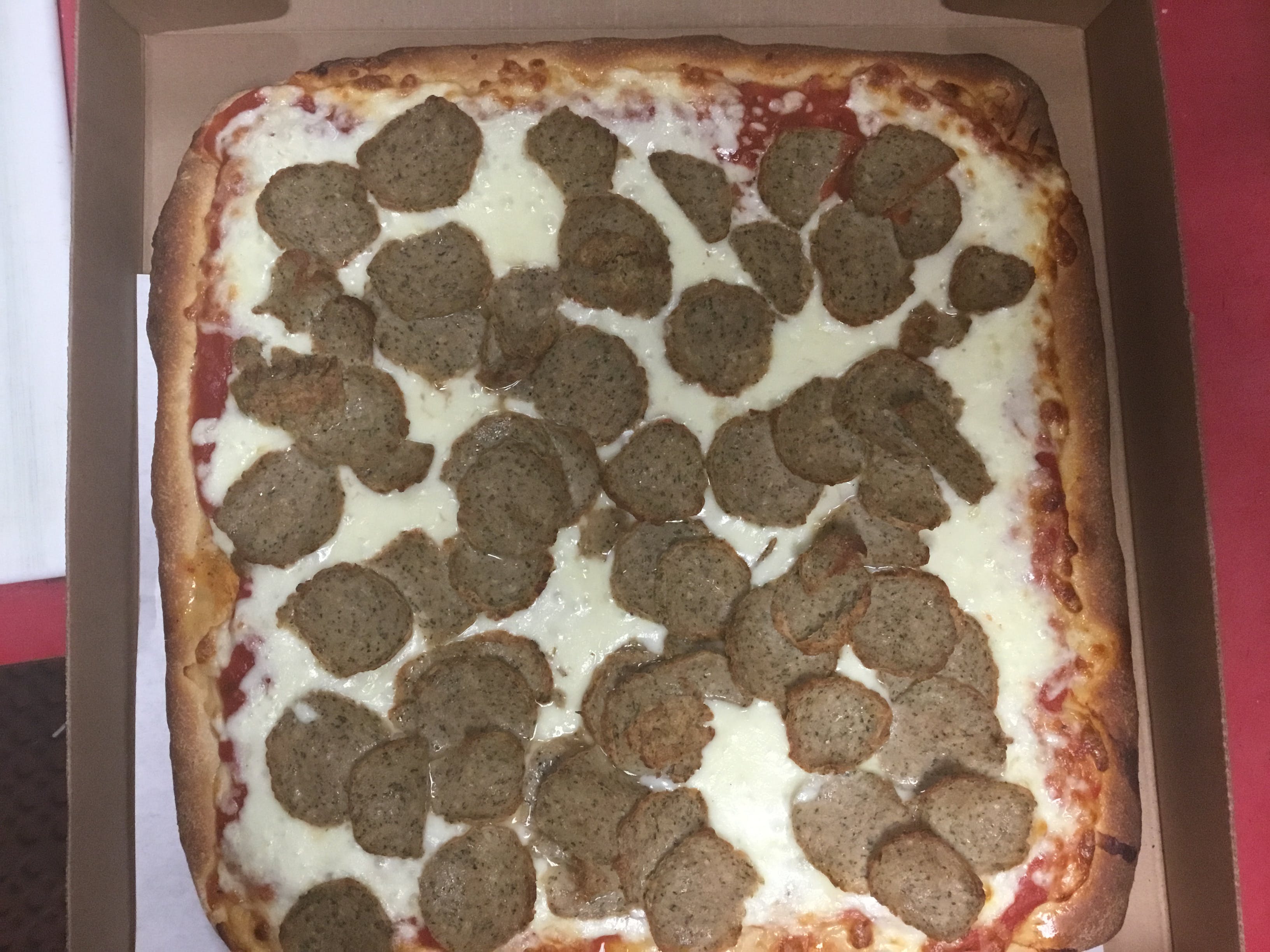 Order Sicilian Cheese Pizza - Pizza food online from Badabing Pizzeria store, Middletown on bringmethat.com