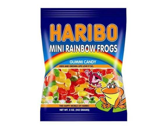 Order Haribo Mini Rainbow Frogs Gummi Candy 5oz food online from Starway Liquor store, Bell Gardens on bringmethat.com