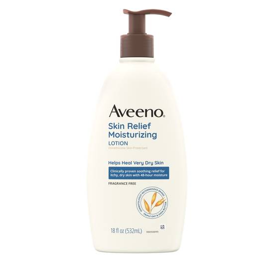 Order Aveeno Skin Relief Moisturizing Lotion, Dry Sensitive Skin, 18 OZ food online from CVS store, SPRING VALLEY on bringmethat.com