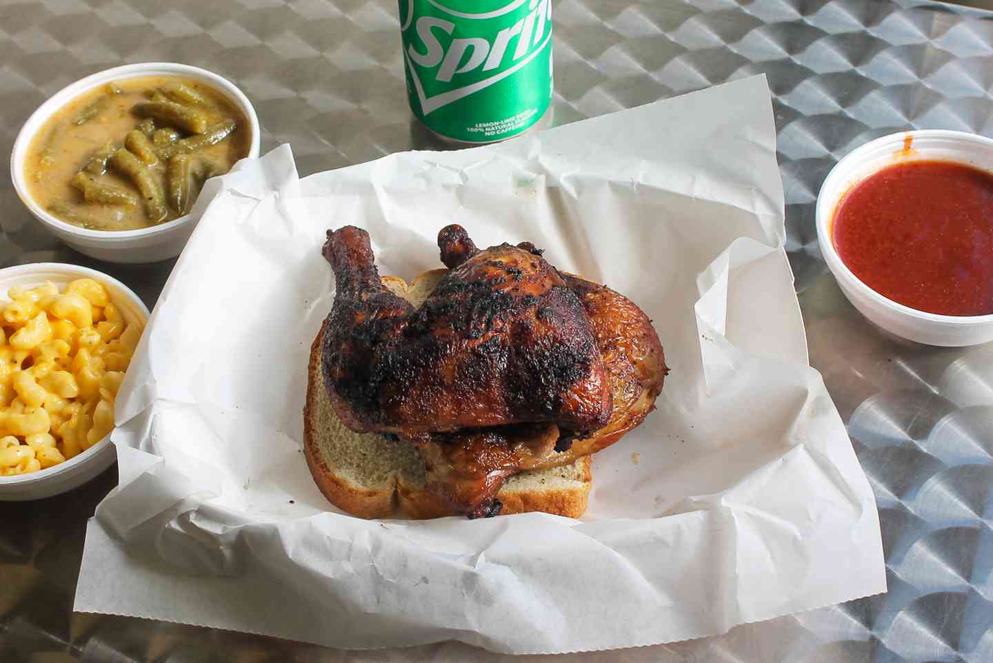 Order 1 Chicken Leg Quarter food online from Kansas City Barbecue Pit store, Decatur on bringmethat.com