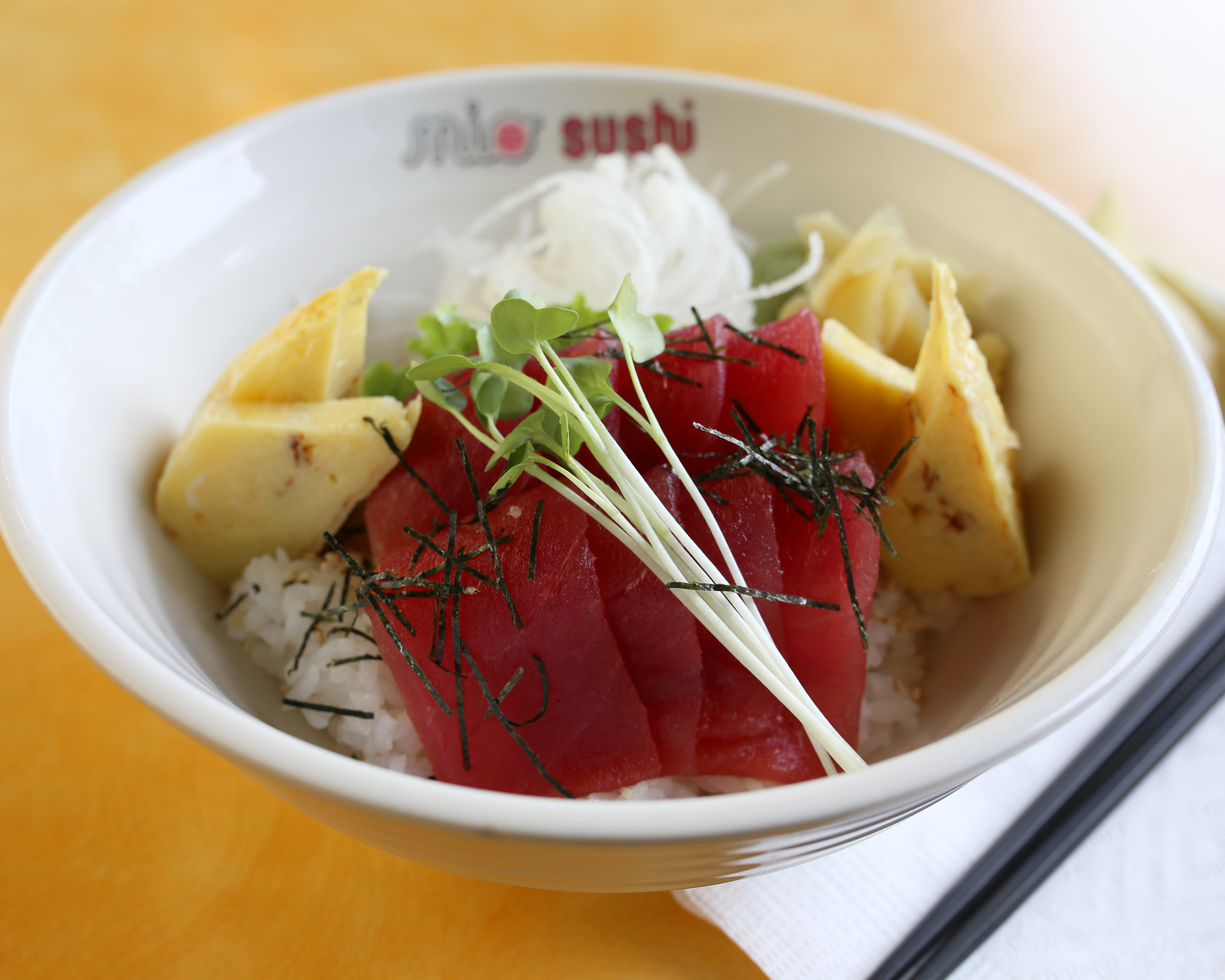 Order Tuna Donburi food online from Mio Sushi store, Bend on bringmethat.com