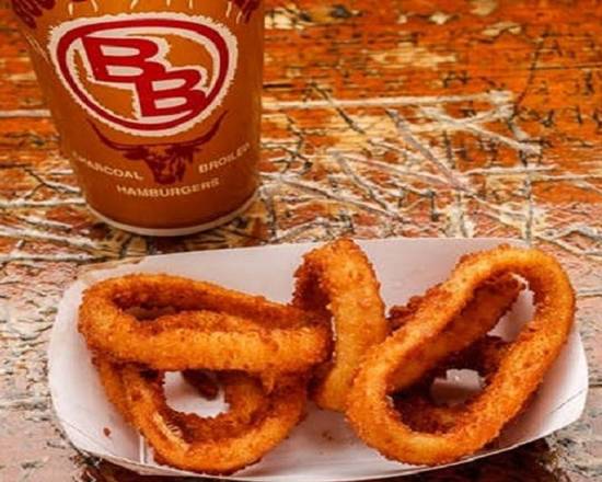 Order Onion Rings food online from Bud Broiler City Park store, New Orleans on bringmethat.com