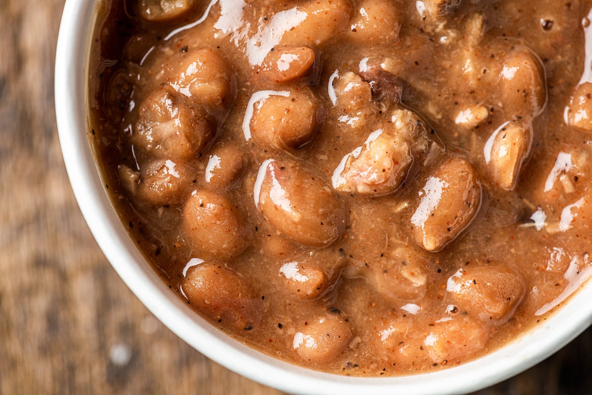 Order Pinto Beans food online from Smokey Mo Bbq store, Round Rock on bringmethat.com