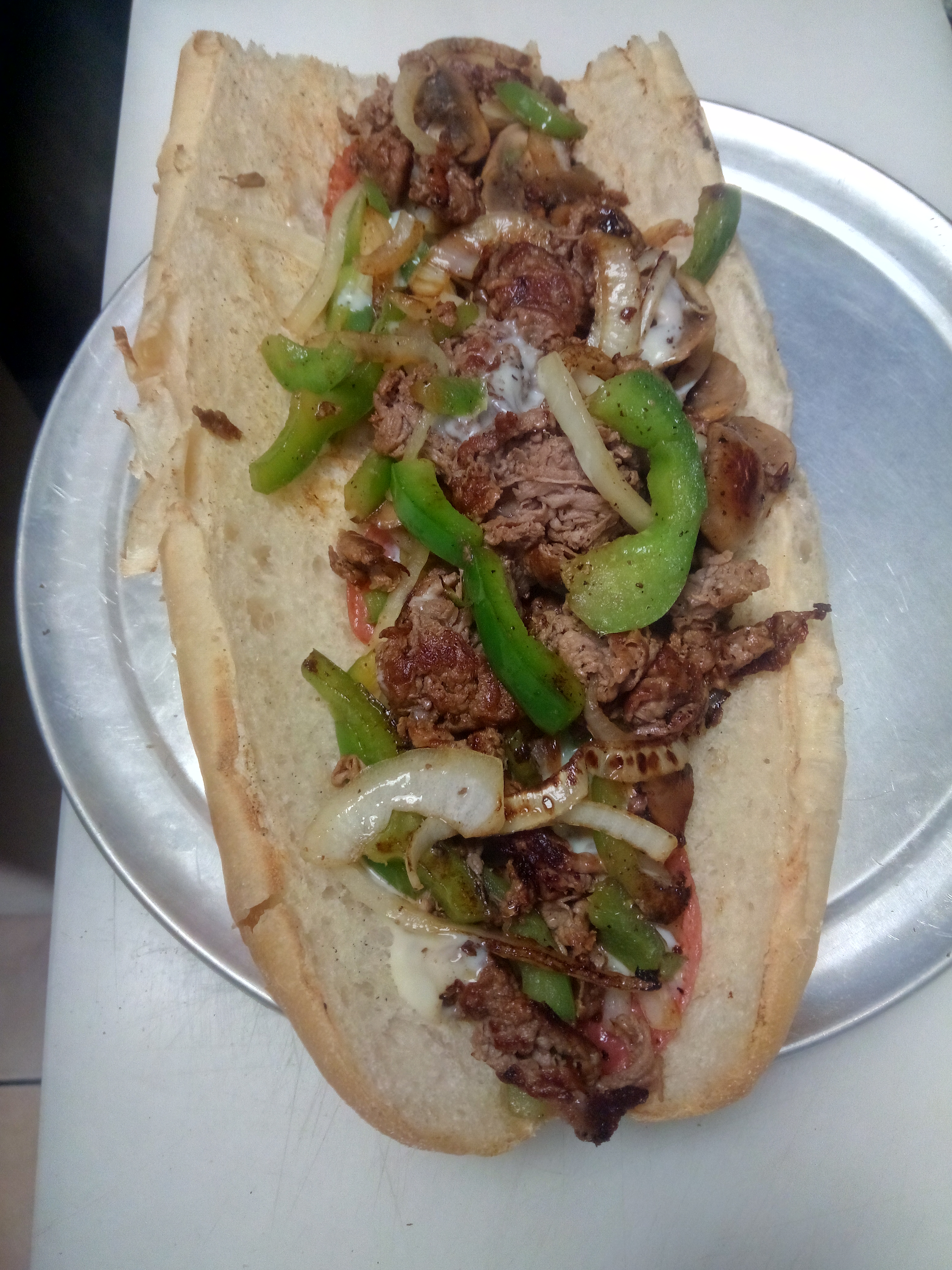 Order Cheese Steak Bomb Sub L.G. food online from Italian Pizza & Subs store, Jamaica Plain on bringmethat.com