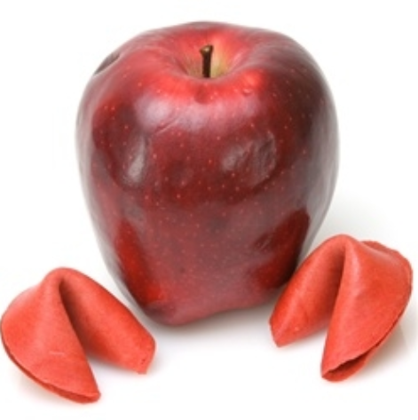 Order Red Apple Flavored Fortune Cookie food online from Fancy Fortune Cookies store, Indianapolis on bringmethat.com
