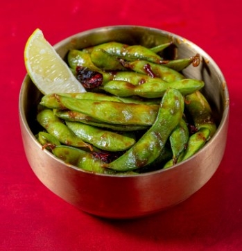 Order Edamame - Spicy Garlic ~ New! food online from Chin Chin store, Studio City on bringmethat.com