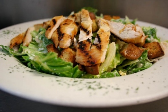 Order Grilled Chicken Caesar Salad food online from Pizza fino store, Houston on bringmethat.com