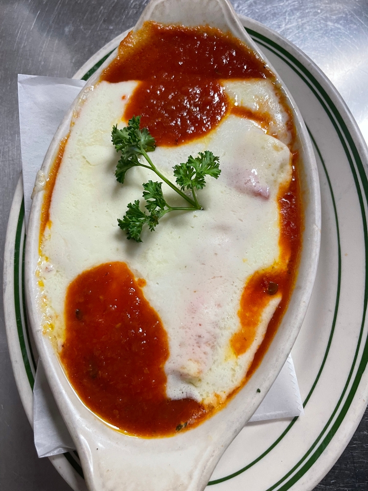 Order Manicotti food online from New York J and P Pizza store, Mount Airy on bringmethat.com