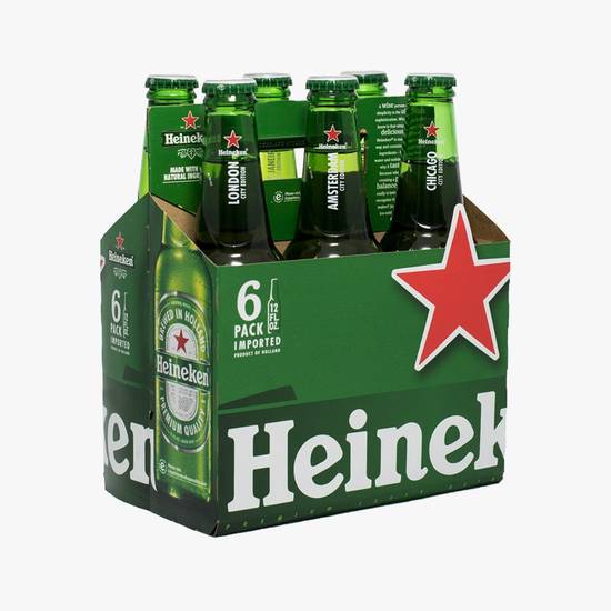 Order Heineken 6 bottles | 5% abv food online from Pink Dot Venice/Sm store, Santa Monica on bringmethat.com