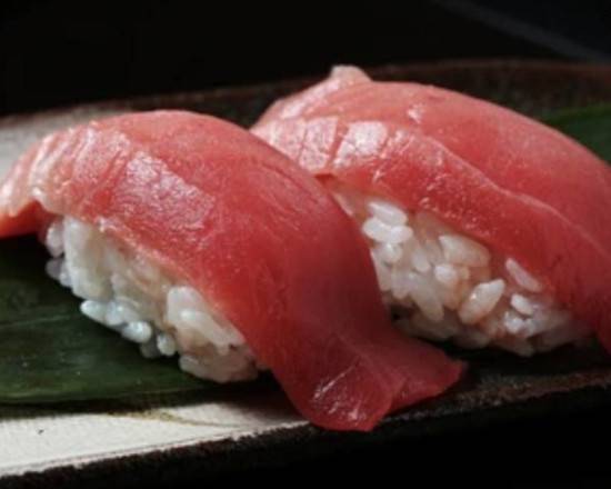 Order Tuna (Maguro) Sushi (2 pcs) food online from Fuji Japanese Restaurant store, Greensboro on bringmethat.com