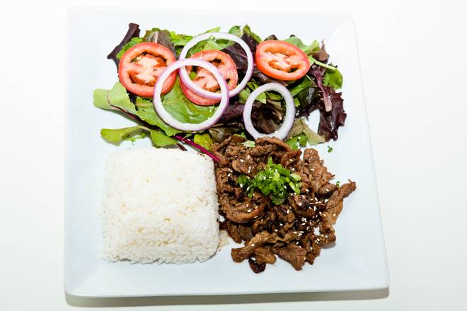 Order Grilled BBQ Pork Steam Rice food online from Pho-Licious store, Arcadia on bringmethat.com