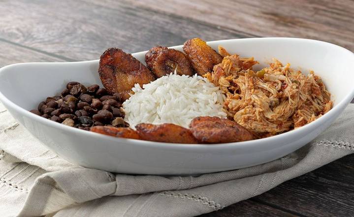 Order Bowl Pabellón Chicken food online from Arepa Zone store, Washington on bringmethat.com