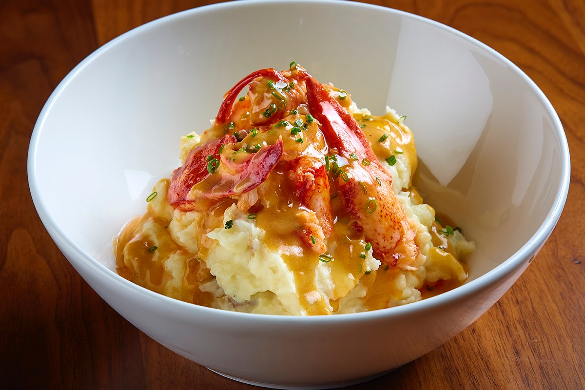 Order GARLIC MASHED POTATOES WITH LOBSTER food online from Sullivan store, Naperville on bringmethat.com