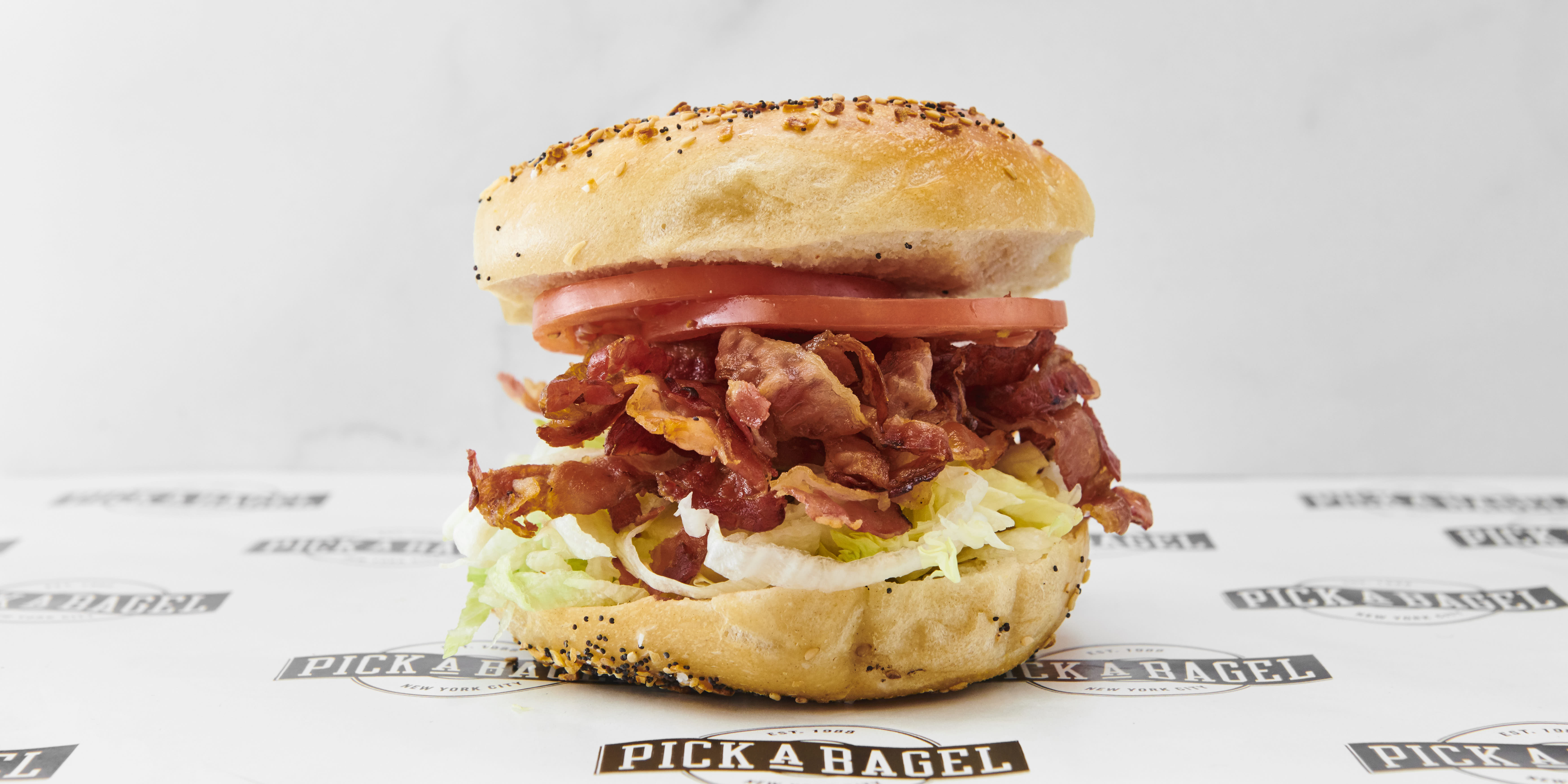 Order BLT Sandwich food online from Pick a Bagel store, New York on bringmethat.com
