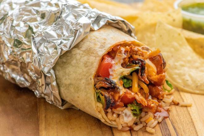 Order Buffalo Chicken Burrito food online from Willy Mexicana Grill store, Roswell on bringmethat.com