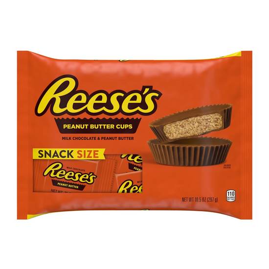 Order REESE'S Milk Chocolate Peanut Butter Snack Size Cups Candy, 10.5 OZ food online from Cvs store, MONTEZUMA on bringmethat.com