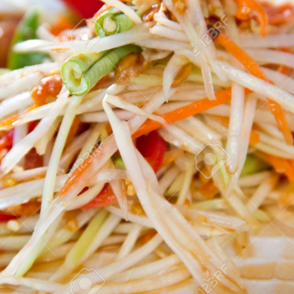 Order Thai Papaya Salad food online from The Thai House store, Las Vegas on bringmethat.com