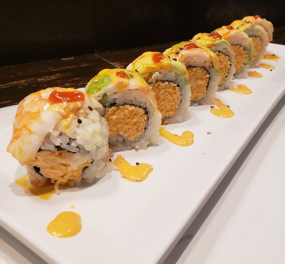 Order Spicy Shrimp & Crab Roll food online from Mr. Sushi store, Valencia on bringmethat.com