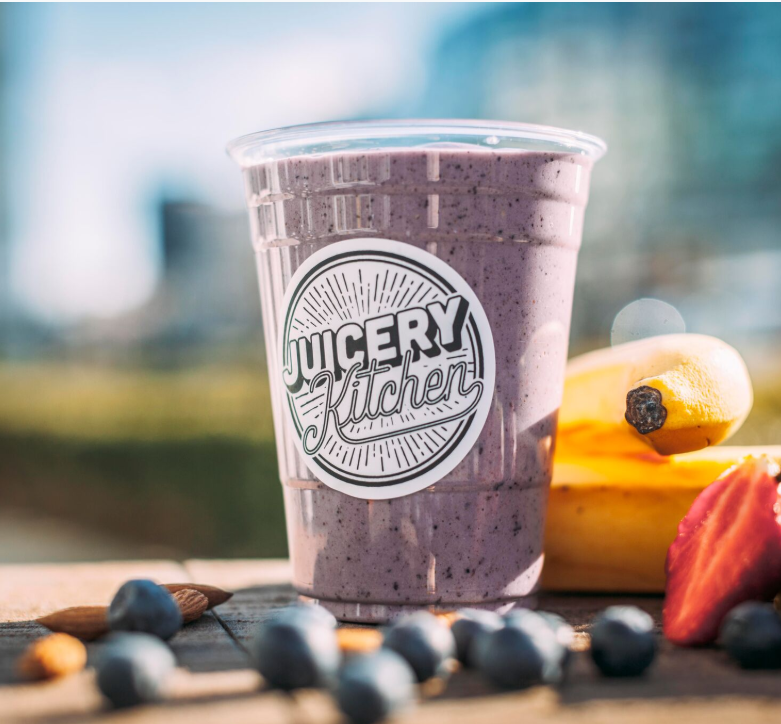 Order Red and Blue Smoothie food online from Juicery Kitchen store, Brooklyn on bringmethat.com